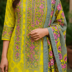 Floral Yellow Dress